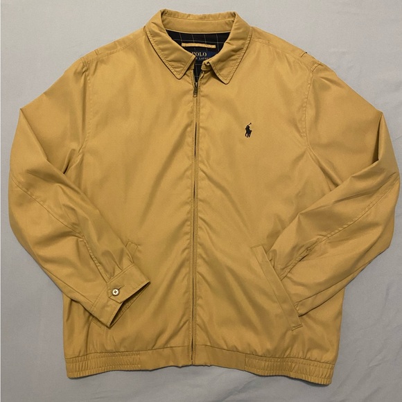 Polo Ralph Lauren Other - Polo Ralph Lauren Men’s Bi-Swing Jacket Windbreaker Khaki Tan Brown Large